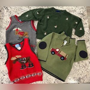 Boys 3T Christmas Sweater Bundle